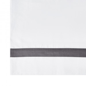 BY STAS MIKHAILOV Комплект постельного белья, евро, 100% хлопок, бело-серый