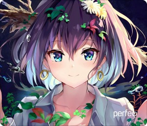 Perfeo Коврик для комп. мыши "Anime", Рис.8 (340x280x4 мм), ткань+резин.основание PF_D0635