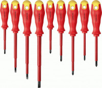 ОНЛАЙТ набор диэлектрических отверток 9шт, крест.шлиц PH до 1000В OHT-Otd01-H9 90561