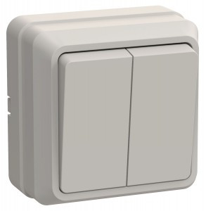 IEK ОКТАВА выкл. ОУ 2 кл. 10А КРЕМ ВС20-2-0-ОКм