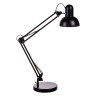 BY Светильник настольный Лунд Е27,60Вт,230В,85см, струбцина,подставка,каб.140см,металл,черный