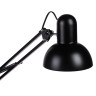BY Светильник настольный Лунд Е27,60Вт,230В,85см, струбцина,подставка,каб.140см,металл,черный