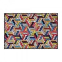 Коврик влаговпитывающий &quot;Velur&quot; 60*90 см &quot;Мультицвет 3D&quot;, VORTEX