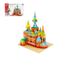 BY Русские Супергерои Конструктор &quot;Храм &quot;Спас на Крови&quot;, 395-418 деталей, ABS, 30х20х6см