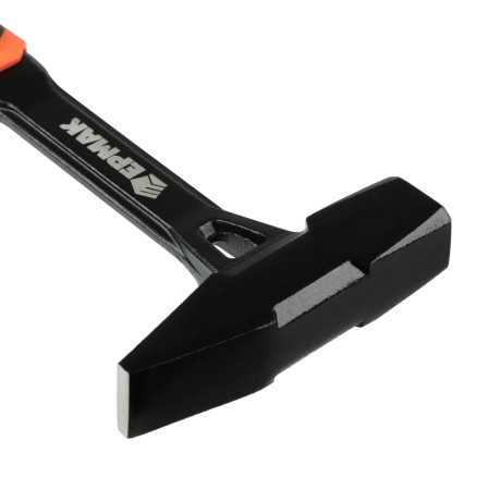 ЕРМАК Молоток цельнокованый, двухкомп.обрезин. рук-ка, 500г, 320мм