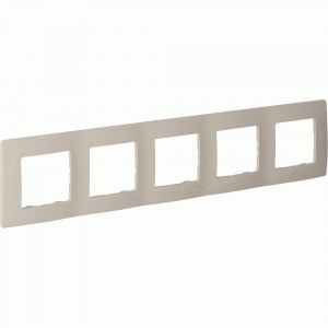 IEK ETIKA рамка СУ 5 мест. сл. кость 672515