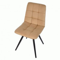 Стул обеденный Polini Home Berlin SM (ДхГхВ) 44x47x86 см, бежевый-черный (кратно 2!) (мест 1)