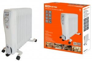 TDM Радиатор (обогреватель) МО-11 2500 Вт 11 секц. рег.мощн.(850/1650/2500Вт) термостат SQ2501-0903