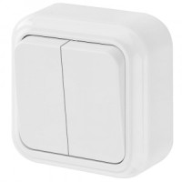 Bylectrica ПРАЛЕСКА выкл. ОУ 2 кл. 6А бел. (пластик) А56-134