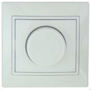 Lezard Мира диммер с фильтром и предохр. СУ 1 кл. 16А (500Вт) бел. (корпус PC) 701-0202-117