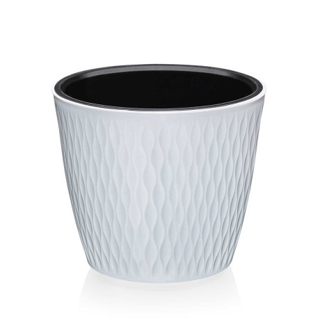 Кашпо Керама 4,6л белый Эльфпласт 496 х24