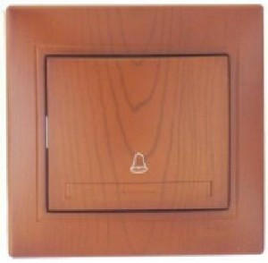 Lezard Мира кнопка звон. СУ 1 кл. 16А сосна (корпус PC) 701-0801-103