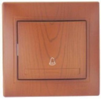 Lezard Мира кнопка звон. СУ 1 кл. 16А сосна (корпус PC) 701-0801-103