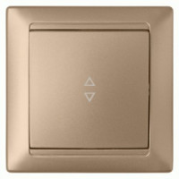 Bylectrica СТИЛЬ выкл. 1 кл. СУ проходной шампань (С610-807 шампань)