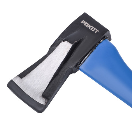 РОКОТ Топор-колун, 1500г, с клиновидным полотном, прорезиненная ручка