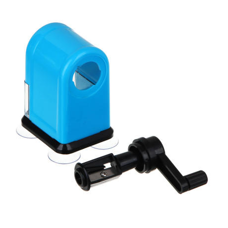 ClipStudio Точилка механическая с контейнером, 1 отверстие, пластик, 8х5,3х7,7 см