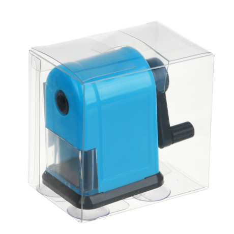 ClipStudio Точилка механическая с контейнером, 1 отверстие, пластик, 8х5,3х7,7 см