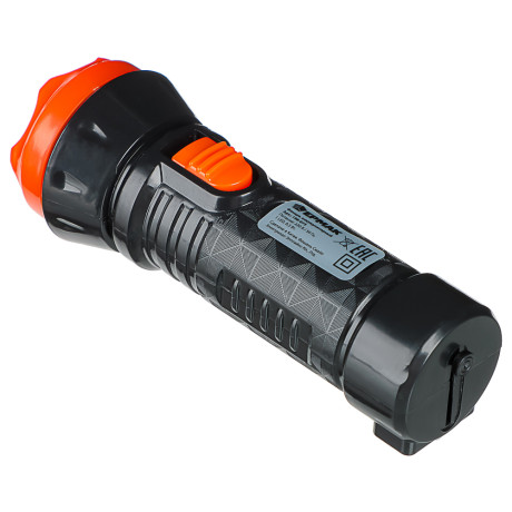 Фонарь ручной тм ЕРМАК, аккумуляторный, 1х0,5 Вт LED, вилка 220В, пластик, 12,3x4,3см
