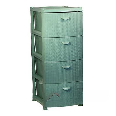 Комод 4-х секционный Вязание Фисташковый М2817