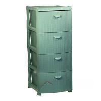 Комод 4-х секционный Вязание Фисташковый М2817