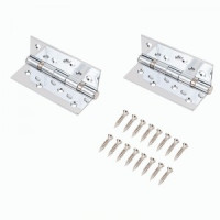 АЛЛЮР 2043 2BB-FHP CP 2 подш. хром 100х70 Петля дверная 2шт. (цена за упак,50,10,1)