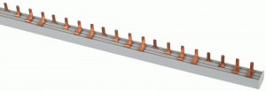 ЭРА шина гребенчатая соединит. типа PIN (штырь) 4Р 56 мод. (дл.1,1м) 63А 67404