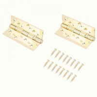 АЛЛЮР 2043 2BB-FHP BP 2 подш. латунь 100х70 Петля дверная 2шт. (цена за упак,50,10,1)