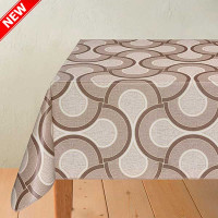 Клеенка 140*20 ДЕКОРАМА 42В (волна корич.) ТУРЦИЯ