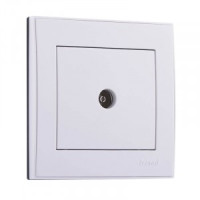 Lezard RAIN роз. TV оконечная СУ 1 мест. бел. (корпус PC) 703-0202-130