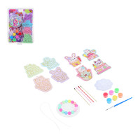 ХОББИХИТ Набор для творчества &quot;Раскрась брелок&quot; с браслетом, 21х15х3,85см, 3 дизайна