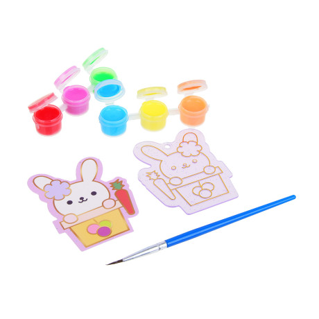 ХОББИХИТ Набор для творчества "Раскрась брелок" с браслетом, 21х15х3,85см, 3 дизайна