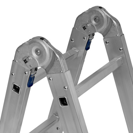 Лестница шарнирная алюминиевая, 4 х 3 ступени, Сибртех