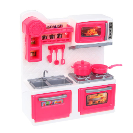 ИГРОЛЕНД Игровой набор Кухня с продуктами, PP, ABS, 41х7,3х23,6 см