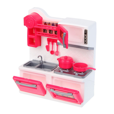 ИГРОЛЕНД Игровой набор Кухня с продуктами, PP, ABS, 41х7,3х23,6 см