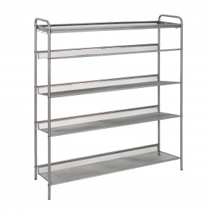 Подставка д/обуви (пвл) Женева35 (5 полок) 87*27*106см (БЕЛЫЙ) ПДОЖ35Б под заказ ЗМИ