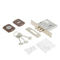 Замок врез ЗВ8-6/13-СО  с ответ. планкой (3 ригеля) Рязань \20