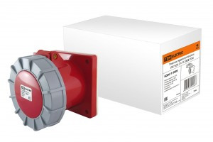TDM розетка скрытой установки  3Р+РЕ 63А 380В IP67 (2!) SQ0611-0009