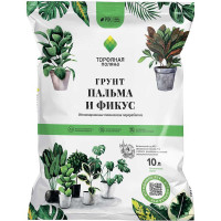 Грунт для пальм и фикусов 10 л &quot;Торфяная поляна&quot;(5/230)
