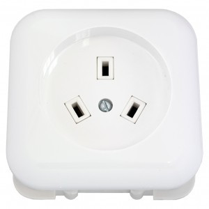 Bylectrica роз. штепсельная для электроплит (РШ) 2P+PE СУ 32А 250В РС32-006 пласт,бел(вилка В32-001)