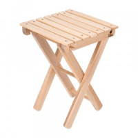 Табурет деревянный складной шлифованный липа до 150кг 3597 Банные штучки