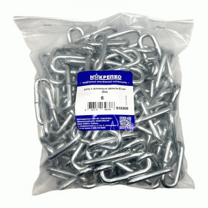 Цепь с длинным звеном 6мм (5 м) в пакете 1/1 НАКРЕПКО 518305