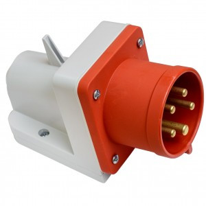 Bylectrica силовая вилка CEE 515 стационарная 3P+N+PE 16А 380В IP44, ВПО16-956