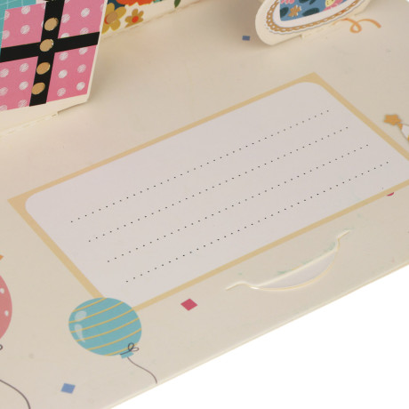 Открытка 3D "С Днём Рождения!", 13x18см, бумага, 4 дизайна