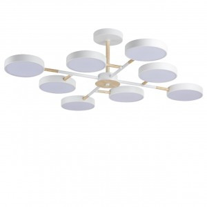 LUMION 5653/99CL LEDIO LN23 белый, дерево Люстра LED 144W 6748lm 3000-6000К 220V BRAD