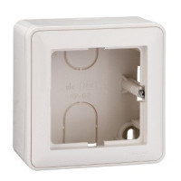 Systeme Electric W59 кор.-переходник с рамкой ОУ 1 мест. бел. КП-152-18 (10!)