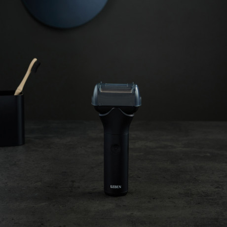 LEBEN Бритва сеточная премиум с влагозащитой, аккумуляторная