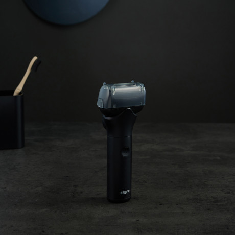 LEBEN Бритва сеточная премиум с влагозащитой, аккумуляторная