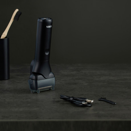 LEBEN Бритва сеточная премиум с влагозащитой, аккумуляторная