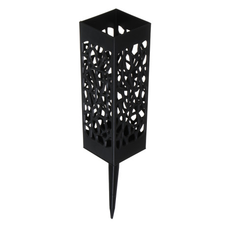 Вазон ритуальный с колышком тм INBLOOM, 6х28 см, пластик