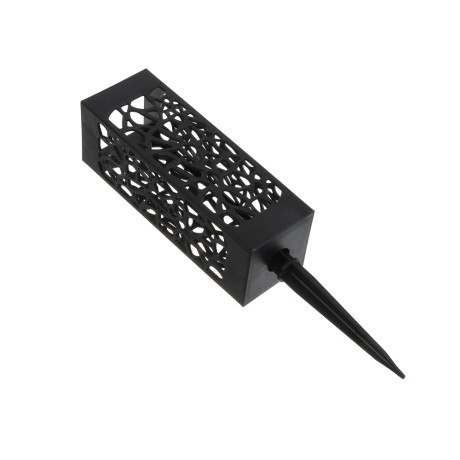 Вазон ритуальный с колышком тм INBLOOM, 6х28 см, пластик